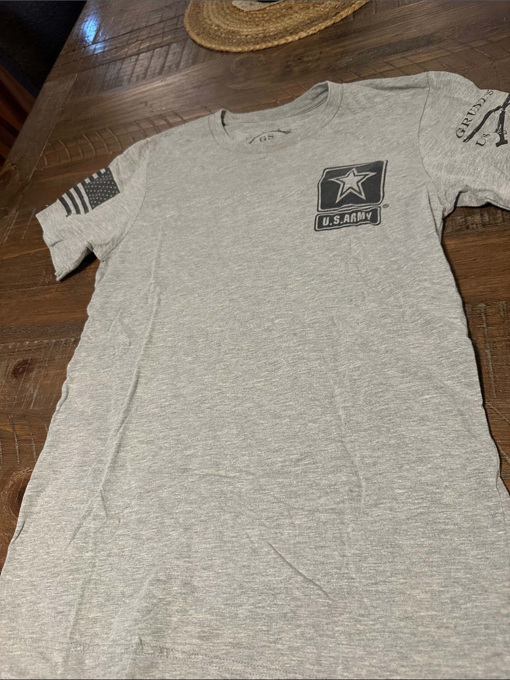 Grunt Style U.S. Army Heather Gray Short Sleeve Graphic Tee